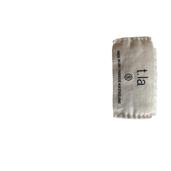 T.LA Cream Snap Front Ribbed Women's Tank Top- size Small - Picture 5 of 5